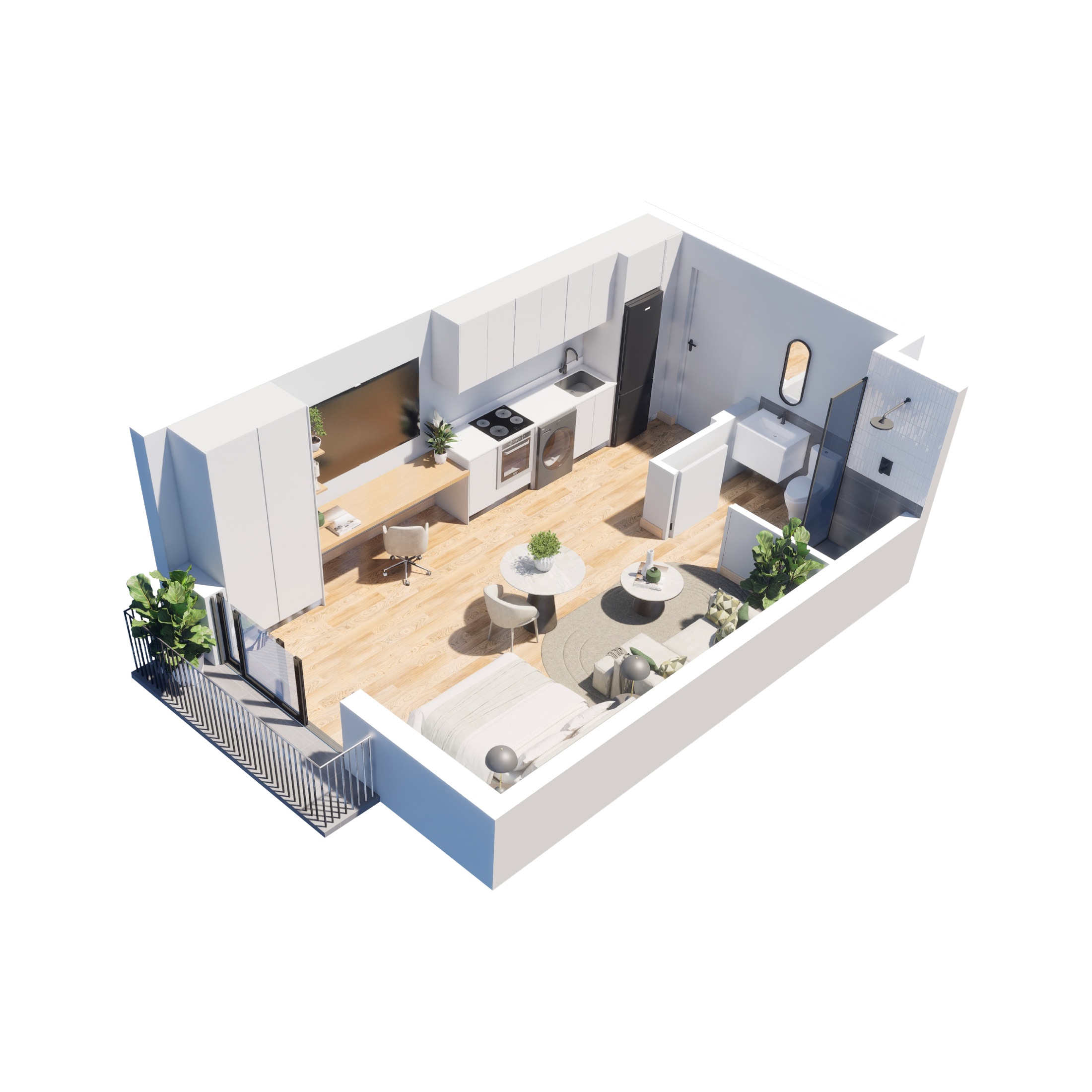 Cederberg Pinelands 3D render